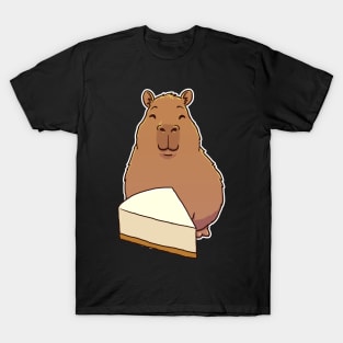 Capybara Cheese Cake Slice T-Shirt